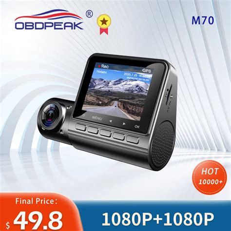 Obdpeak C Mara De Salpicadero M Pro Para Coche Dispositivo Con Doble