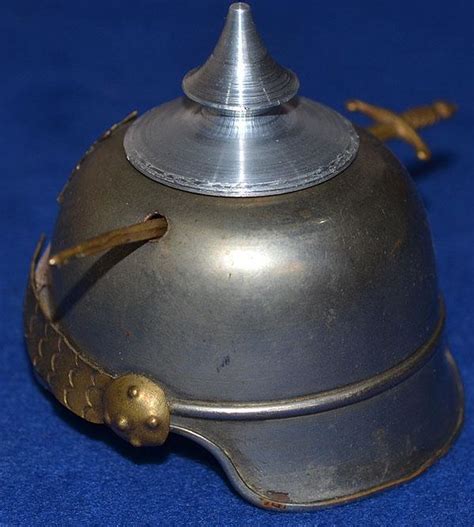 The Old Brigade For Militaria Miniature Ww1 German Pickelhaube Helmet