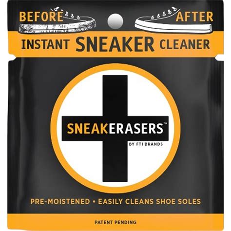 Sneakerasers Instant Sneaker Cleaner Pre Moistened Sponge | Shoe Care ...