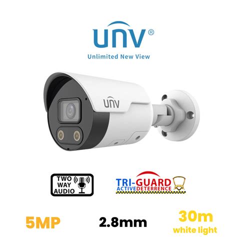 Mp Uniview Tri Guard Hd Intelligent Light And Audible Warning Bullet