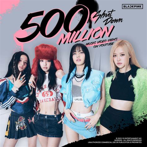 Blackpinks “shut Down” Mv Hits 500 Million Views On Youtube Blackpink CafÉ