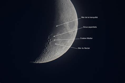 La lune ce soir prise en photo avec le télescope à 18h 49 et 52