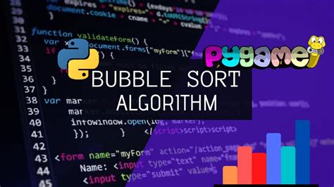 Bubble Sort Algorithm Python Pygame Sorting Algorithms Visualized Youtube