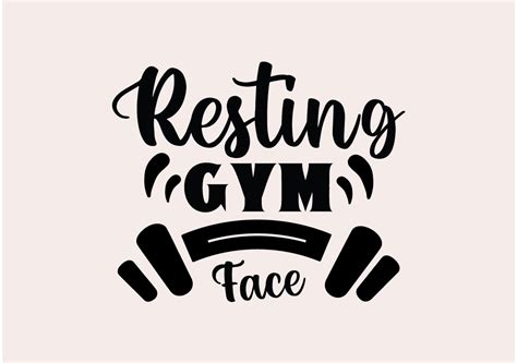 Resting Gym Face SVG Graphic By Mimi Graphic Creative Fabrica