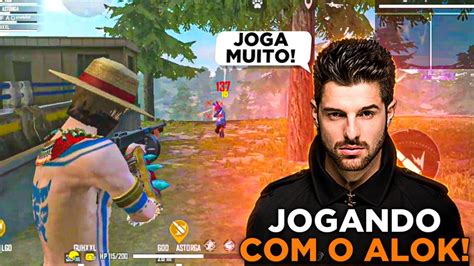 ALOK SE IMPRESSIONOU A MINHA JOGABILIDADE Free Fire YouTube