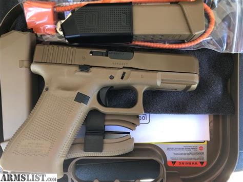 Armslist For Sale New In The Case Glock X Mm Coyote Pistol W