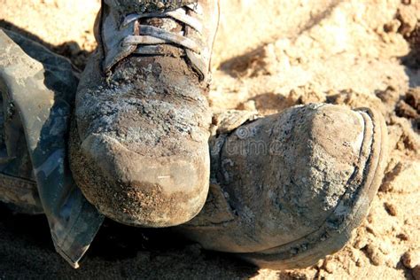 Dirty Work Boots Stock Photo Image Of Feet Scruffy Industry 2592502