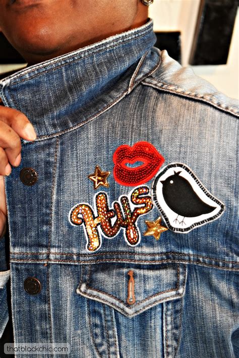 DIY patches made from clothing labels | That Black Chic