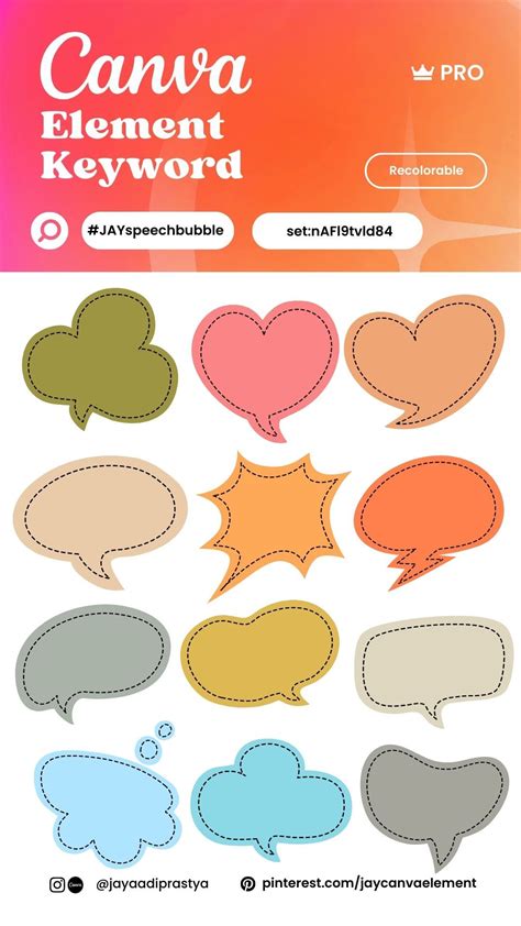 Canva Speech Bubbles Chat Elements Artofit