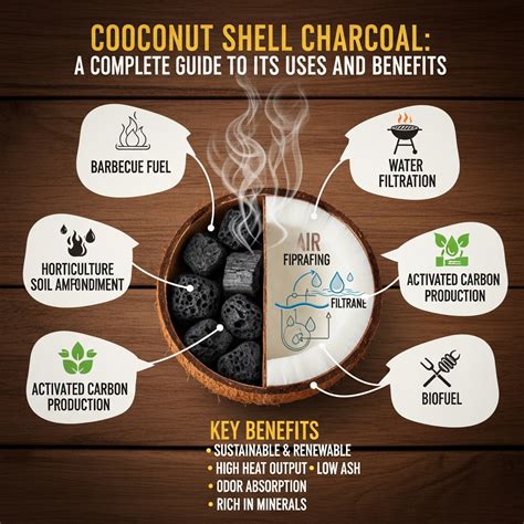 coconut shell charcoal  ultimate  guide   amazing benefits