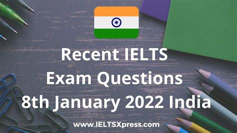 Recent IELTS Exam 8 January 2022 India Question Answers