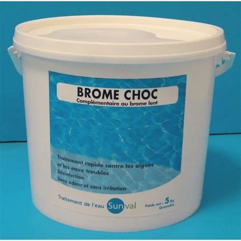 Régénérateur de brome piscine en poudre 5 kg Cdiscount Jardin