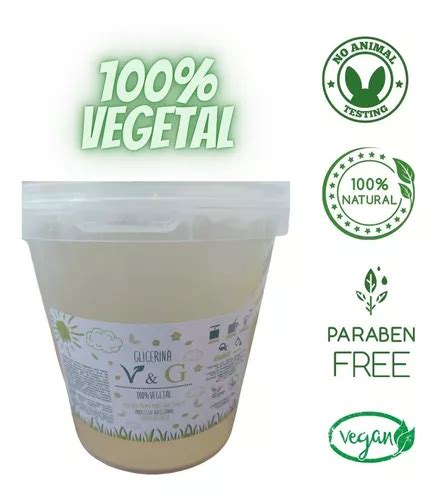 Base Glicerinada Vegana Transparente 100 Vegetal 1kg MercadoLivre