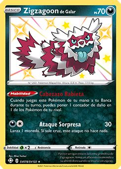 Zigzagoon De Galar Destinos Brillantes Tesoro Variocolor Base De