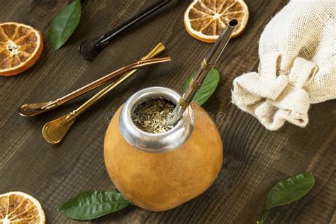 Yerba Mate Traditional South American Drink Stock Photo Image Of