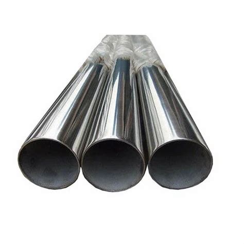 Polished Stainless Steel Round Pipe Wall Thickness Mm Material