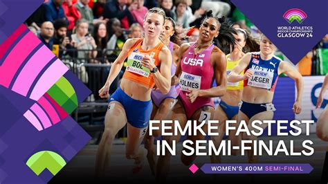 Femke Bol Dominates 400m Semi Finals World Indoor Championships