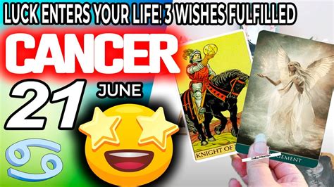 Cancer ♋ Luck Enters Your Life ️🤩3 Wishes Fulfilled🎁 Horoscope For