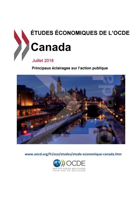 Oecd Economic Survey 2018 Canada Overview Version Française By Oecd