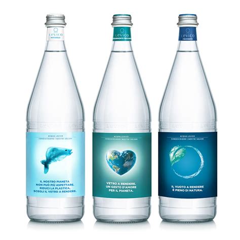 Le Nuove Etichette Manifesto Di Acqua Levico Protagonista Il Vetro A