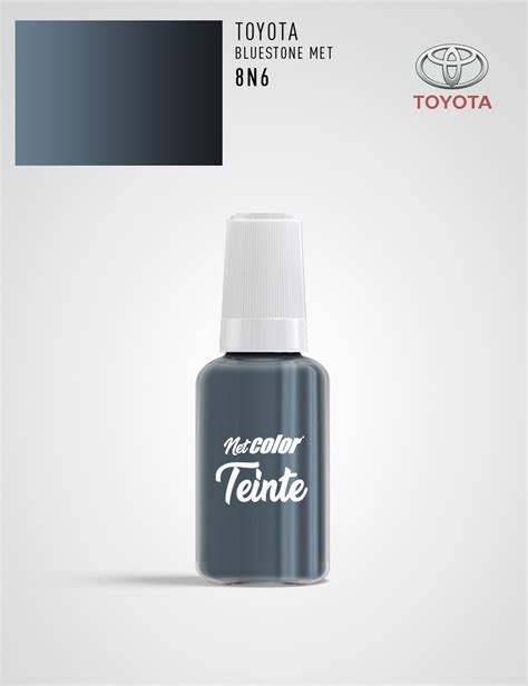 Flacon De Teinte Peinture Carrosserie Toyota 8n6 Bluestone Met