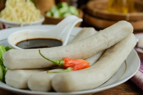 The Famous Indonesian Pempek Palembang Stock Photo Image Of Lunch