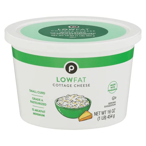 Publix Cottage Cheese Low Fat Small Curd 1 Milkfat Minimum 16 Oz