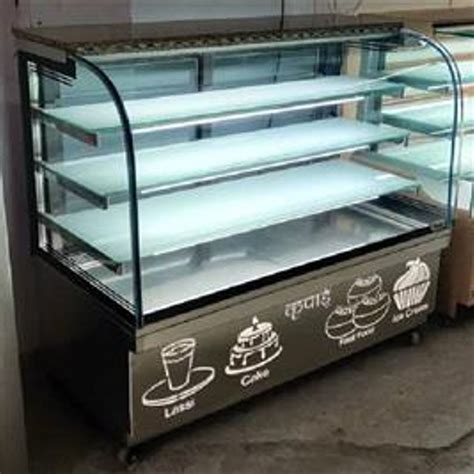 Air Cooled Stainless Steel Glass Bakery Display Counter At Best Price