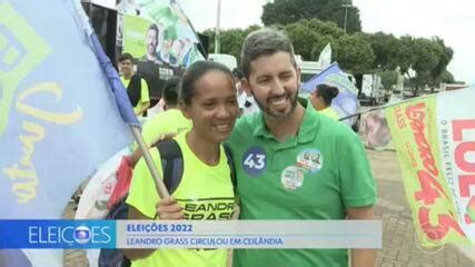 Vídeo Eleições 2022 Leandro Grass PV fez campanha em Ceilândia