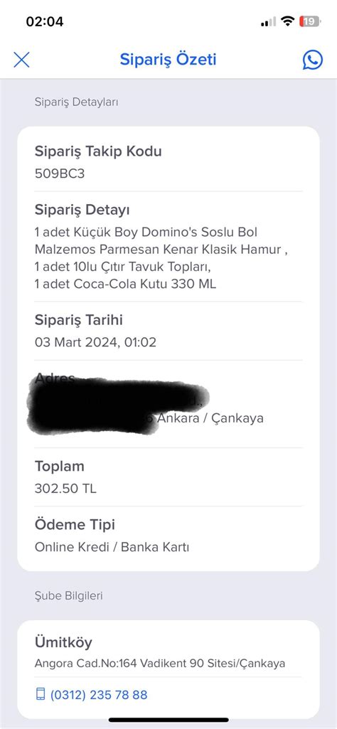 Çözüldü Domino s Pizza Ümitköy Eksik Soğuk Ve Geç Sipariş Şikayetvar