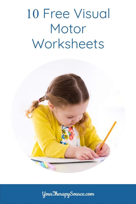 Visual Motor Activities 10 Free Worksheets To Print And Play Your