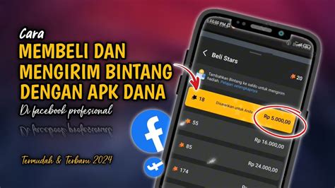 Gampang Banget Cara Membeli Bintang Di Facebook Pro Lewat Aplikasi Dana