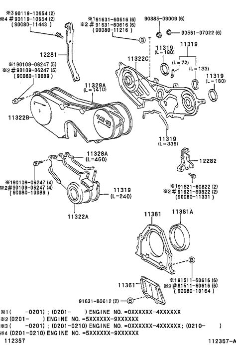 LEXUS RX300MCU15L AWPGKA TOOL ENGINE FUEL TIMING GEAR COVER REAR