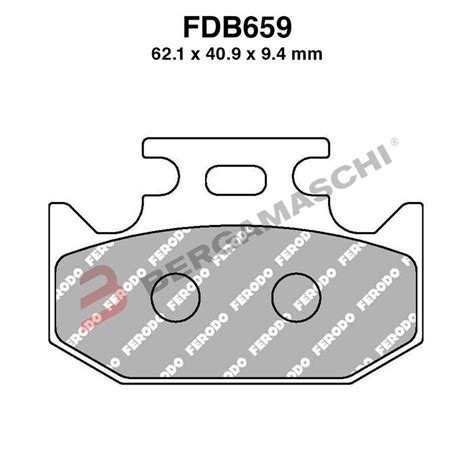 Paire Plaquettes Freins Ferodo Arrière Pour Suzuki Djebel 250 1993 1993