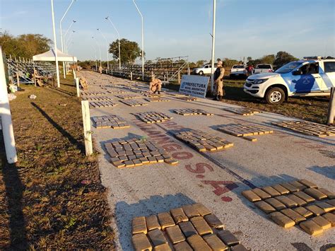 Prefectura Secuestró Un Cargamento De Más De 5 300 Kilos De Marihuana