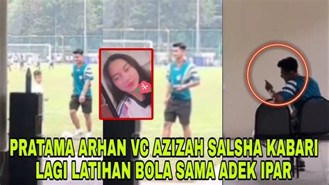 PRATAMA ARHAN LATIHAN BOLA DENGAN ADEK IPAR PAGI TADI ARHO VC AZIZAH