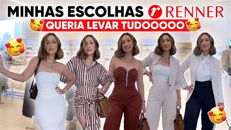 MINHAS ESCOLHAS RENNER QUERIA LEVAR TUDOOOOO YouTube