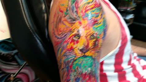 Watercolor Lion Tattoo at GetDrawings | Free download