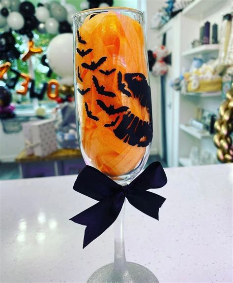 Personalised Halloween Themed Glasses Etsy