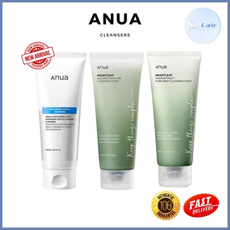 Anua Quercetinol Pore Deep Heartleaf Succinic Moisture Cleansing Foam