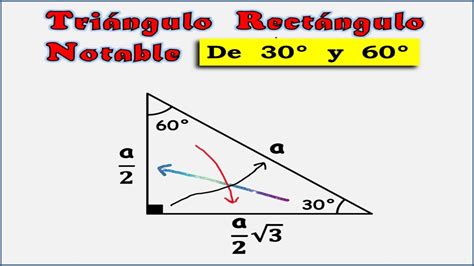 Triángulo Rectángulo Notable de 30 y 60 YouTube