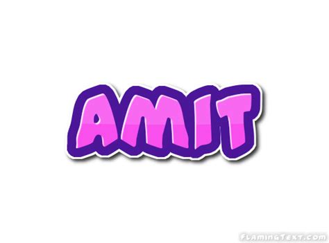 Amit Logo Free Name Design Tool From Flaming Text