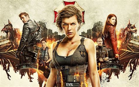 Resident Evil The Final Chapter Poster Action Hd Wallpaper