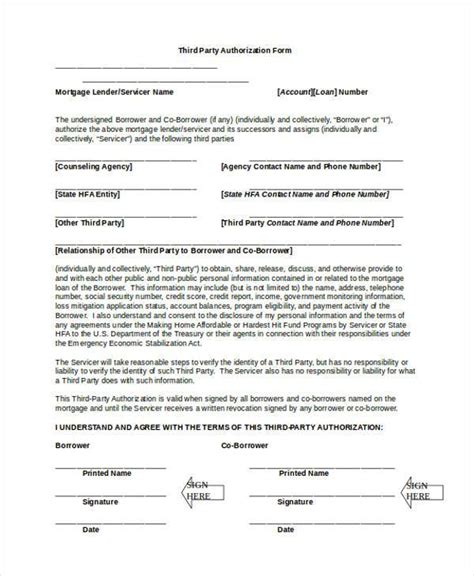 General Authorization Form Printable Pdf Download - AuthorizationForm.net