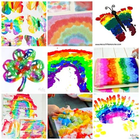 20 Rainbow Kids Art Projects - Arty Crafty Kids