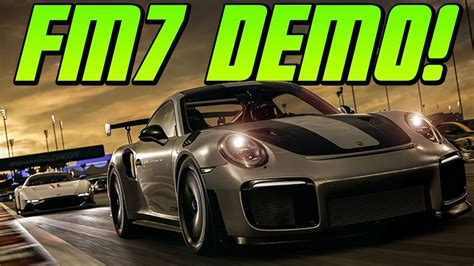 The FORZA MOTORSPORT 7 DEMO Has A RELEASE DATE YouTube