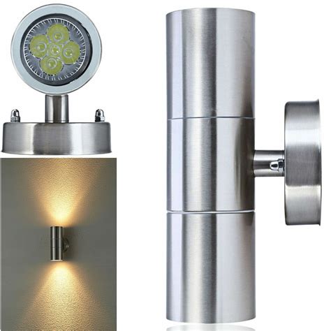 Gu Stainless Steel Double Wall Light Ip Up Down Outdoor Wall Light