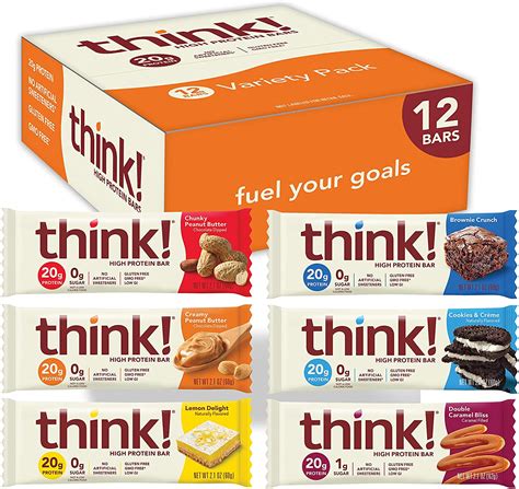 Think High Protein Bars Brownie Crunch 10 Bars 21 Oz 60 G Eac