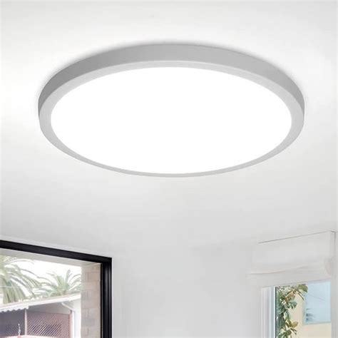 Yafido 2 Pièces Plafonnier LED 18W UFO Panel Rond Lampes de Plafond