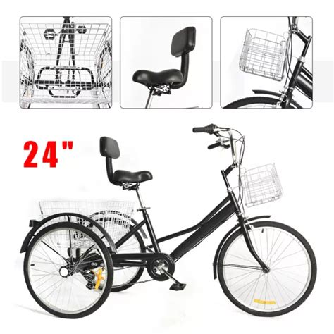 Zoll Dreirad F R Erwachsene Rad Dreirad Gang Fahrrad Mit